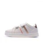 Baskets blanche rose / bronze fille kappa logo alpha 2v - 31