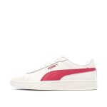 Baskets blanches / rouges fille puma smash 3. 0 - 38 1 / 2
