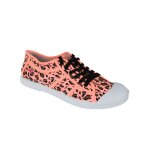 Baskets imprim lopard orange femme - 36