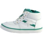 Basket montante cuir enfant clarks city flake - blanc - 20