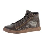 Basket montante cuir redskins nerino - marron - 42