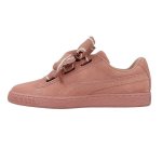 Basket puma suede heart satin ii - 364084 - 03 - rose - 36