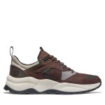 Baskets timberland en cuir tree racer en marron - 41. 5