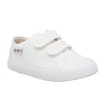 Baskets victoria basket lona dos velcos blanc - 33