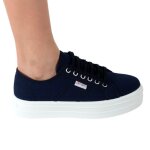 Baskets victoria barcelona lona bleu - 40