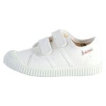 Baskets victoria basket lona dos velcos blanc - 24