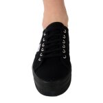 Baskets victoria basket lona plataforma noir - 38