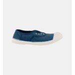 Bensimon - tennis elly avec �lastique et ?illets en coton - bleu - 38