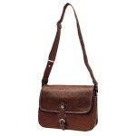 Besace katana cuir de vachette gras k 32588 - marron