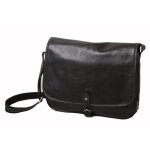 Besace katana en cuir de vachette k 32599 - noir