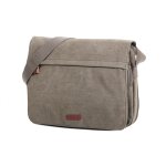 Besace katana toile garni cuir 6565 - a4 - bleu