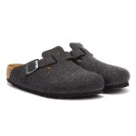 Birkenstock boston pantoufles grises unisexes - 37
