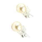Bo argent perles 5 mm