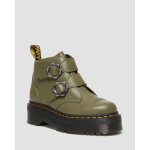 Bottes femme devon flower buckle platform en khaki vert - 36