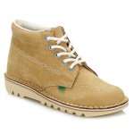 Bottes kickers kick hi pour femme - nubuck naturel / tan - 40 - 38