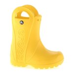 Bottes de pluie crocs handle rain boot kids yellow - jaune - 28