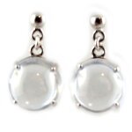 Boucles argent hypnose blanc Boucles argent hypnose blanc