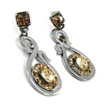 Boucles crateur  sissi  ambre