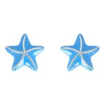 Boucles d'oreilles enfant - argent 925 - etoile de mer Boucles d'oreilles enfant - argent 925 - etoile de mer