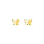 Boucles d'oreilles enfant - or 18 carats - papillon Boucles d'oreilles enfant - or 18 carats - papillon