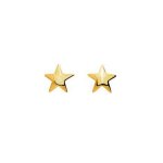 Boucles d'oreilles enfant - or 9 carats - etoile