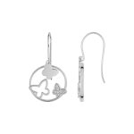 Boucles d'oreilles femme - oxyde de zirconium - argent 925
