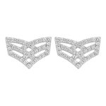 Boucles d'oreilles femme - oxyde de zirconium - argent 925