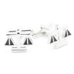 Boutons de manchettes balance de th�mis