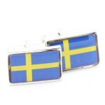 Boutons de manchettes drapeau   sude