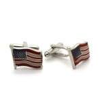 Boutons de manchettes drapeau usa Boutons de manchettes drapeau usa