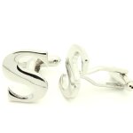 Boutons de manchettes lettre s