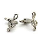 Boutons de manchettes note de musique