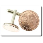 Boutons de manchettes pi�ce de monnaie authentique   allemagne
