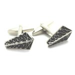 Boutons de manchettes plume