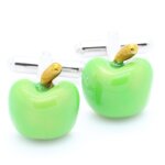 Boutons de manchettes pomme