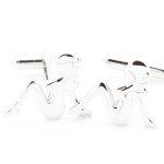 Boutons de manchettes table dancing girl