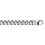 Bracelet acier maille gourmette 6mm 20, 5cm