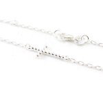 Bracelet argent  croix