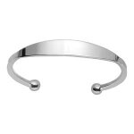 Bracelet argent esclave, grand modle