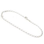 Bracelet argent  jaseron  20 cm 2 mm