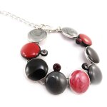 Bracelet créateur coloriage rouge gris Bracelet créateur coloriage rouge gris