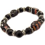 Bracelet crateur  murano  noir