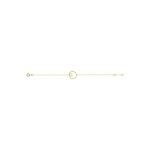 Bracelet femme - perle - or 18 carats - longueur : 18 cm Bracelet femme - perle - or 18 carats - longueur : 18 cm