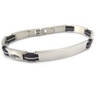 Bracelet homme peaceful acier 21 cm 8 mm Bracelet homme peaceful acier 21 cm 8 mm