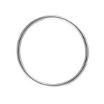Bracelet jonc argent massif diamètre 66mm Bracelet jonc argent massif diamètre 66mm