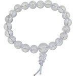 Bracelet mala tibétain - cristal de roche Bracelet mala tibétain - cristal de roche