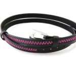Bracelet mixte  peaceful  noir rose