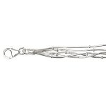 Bracelet multi - fils argent Bracelet multi - fils argent