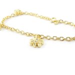 Bracelet plaqu or  grigris du bonheur