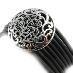 Bracelet silicone  carmen  noir